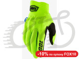 Перчатки Ride 100% COGNITO Glove - Smart Shock® [Fluo Yellow], L (10), 10014-00042